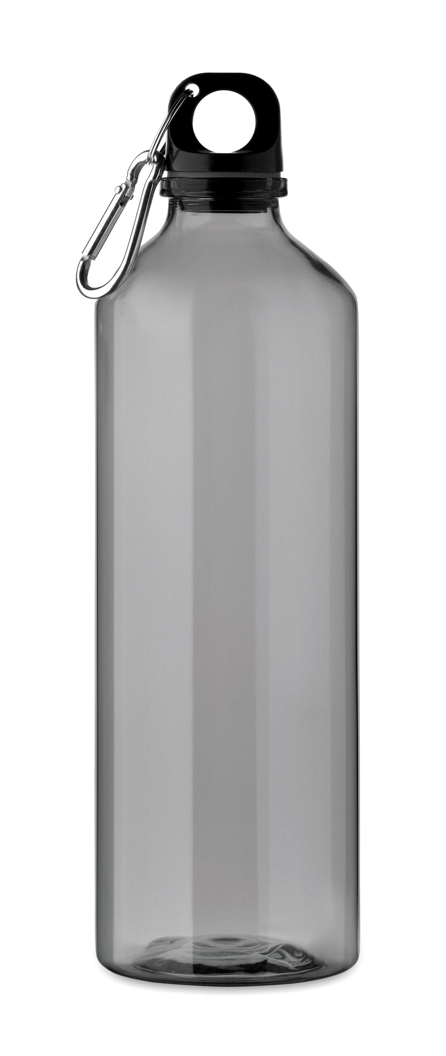 Trinkflasche aus RPET mit Karabiner. Füllmenge: 750 ml. Der Karabiner ist NICHT