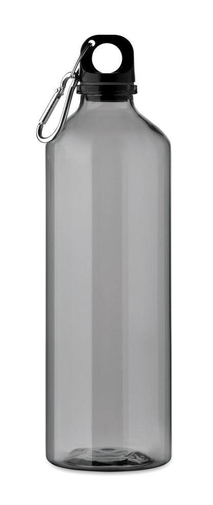 Trinkflasche aus RPET mit Karabiner. Füllmenge: 750 ml. Der Karabiner ist NICHT