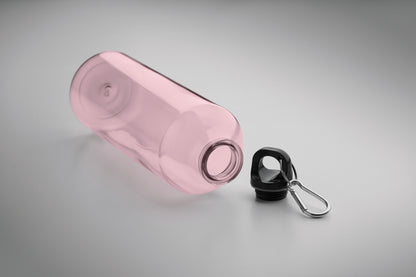 Trinkflasche aus RPET mit Karabiner. Füllmenge: 750 ml. Der Karabiner ist NICHT