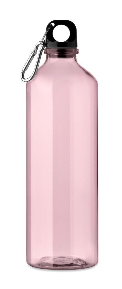 Trinkflasche aus RPET mit Karabiner. Füllmenge: 750 ml. Der Karabiner ist NICHT
