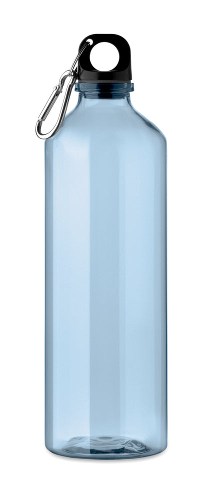 Trinkflasche aus RPET mit Karabiner. Füllmenge: 750 ml. Der Karabiner ist NICHT