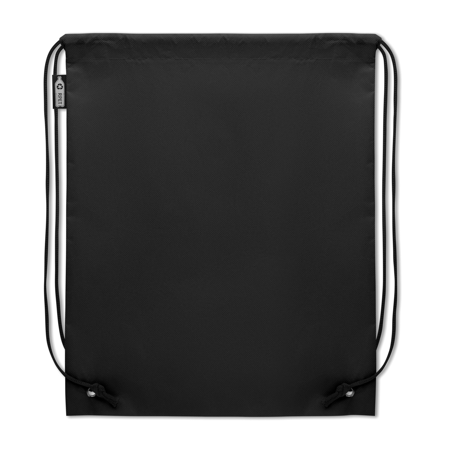 Beutel mit Kordelzug aus RPET Non Woven mit Kordel aus Polyester. 80