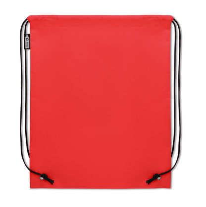 Beutel mit Kordelzug aus RPET Non Woven mit Kordel aus Polyester. 80