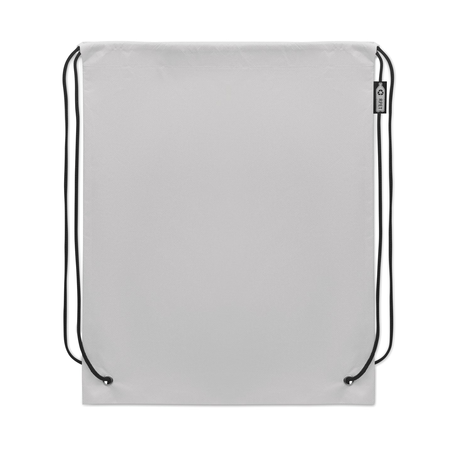 Beutel mit Kordelzug aus RPET Non Woven mit Kordel aus Polyester. 80