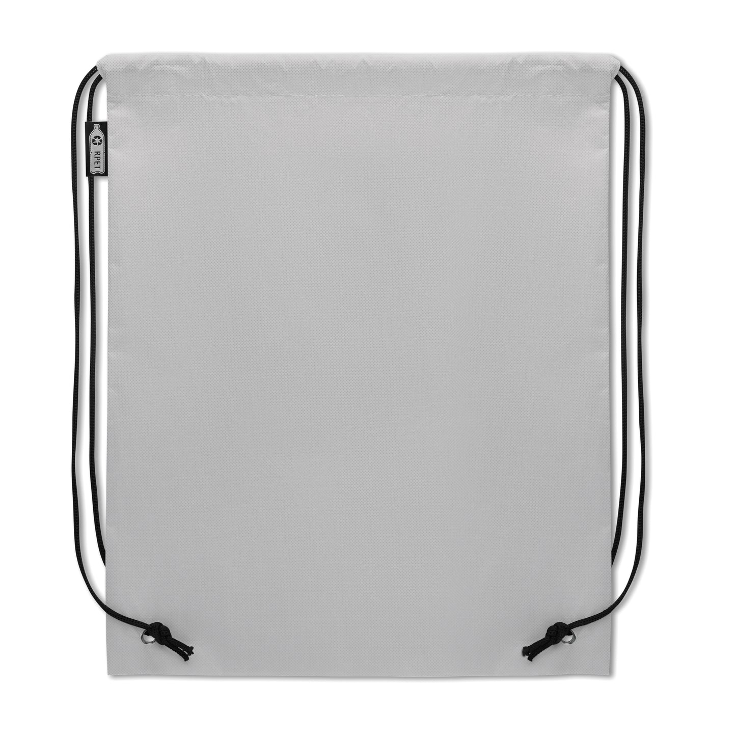 Beutel mit Kordelzug aus RPET Non Woven mit Kordel aus Polyester. 80