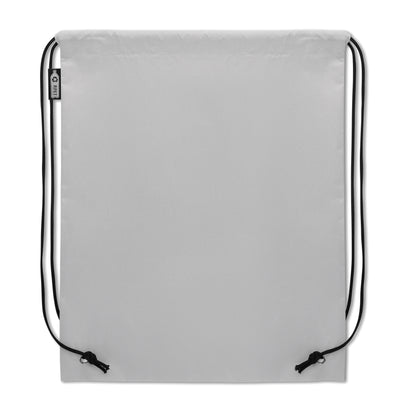 Beutel mit Kordelzug aus RPET Non Woven mit Kordel aus Polyester. 80