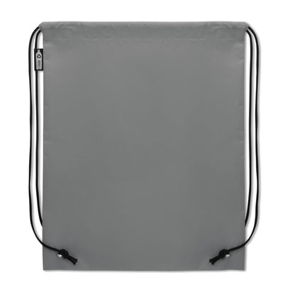 Beutel mit Kordelzug aus RPET Non Woven mit Kordel aus Polyester. 80