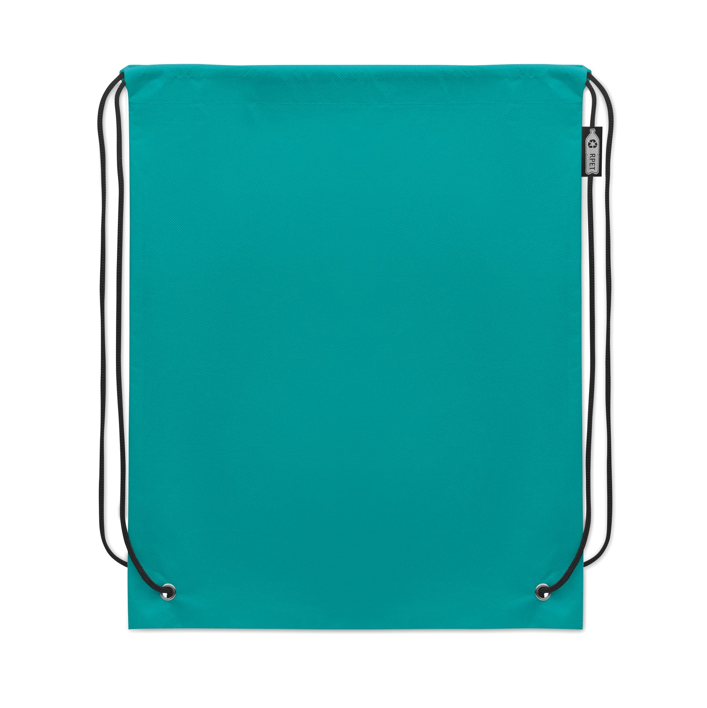 Beutel mit Kordelzug aus RPET Non Woven mit Kordel aus Polyester. 80