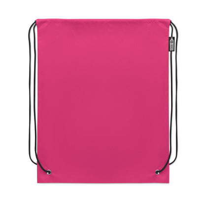 Beutel mit Kordelzug aus RPET Non Woven mit Kordel aus Polyester. 80