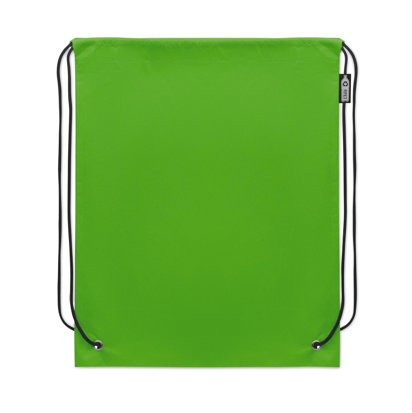 Beutel mit Kordelzug aus RPET Non Woven mit Kordel aus Polyester. 80