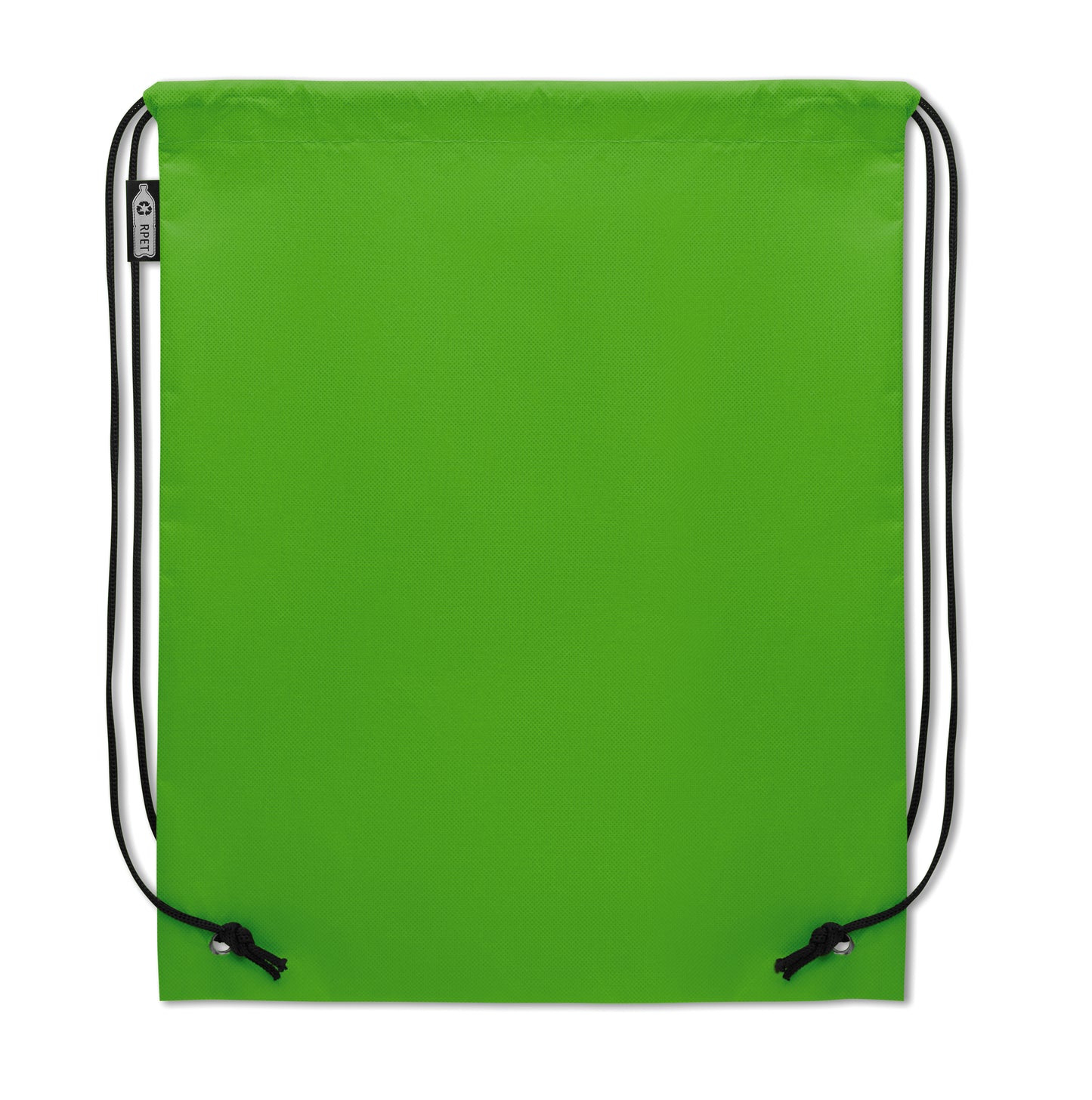 Beutel mit Kordelzug aus RPET Non Woven mit Kordel aus Polyester. 80