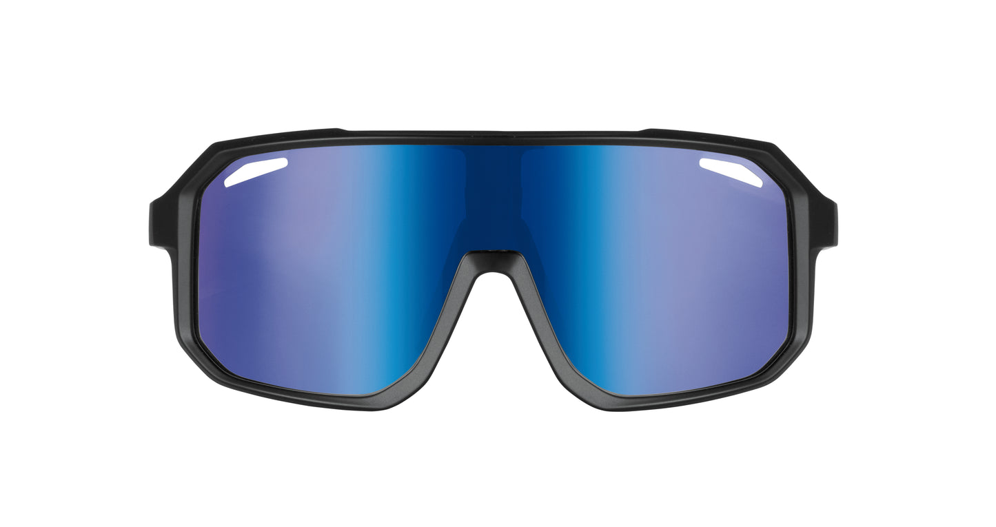 Sport-Sonnenbrille mit verspiegelten Gläsern. UV400-Schutz.