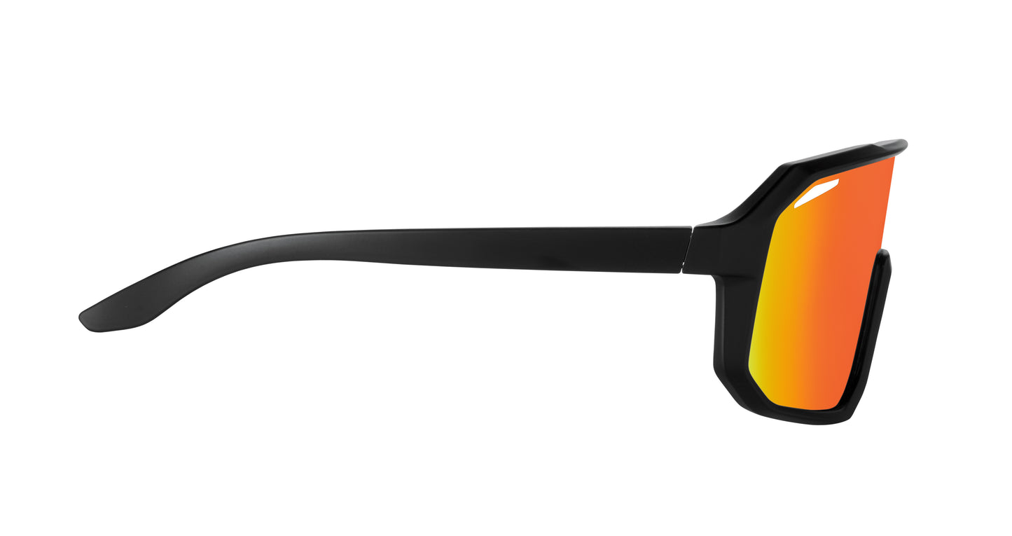 Sport-Sonnenbrille mit verspiegelten Gläsern. UV400-Schutz.