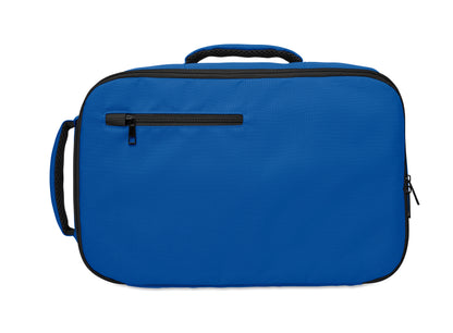 Erweiterbarer Rucksack in Kabinengröße aus 600D RPET-Polyester. 180°-Öffnung. Hauptfach mit zwei Fächern