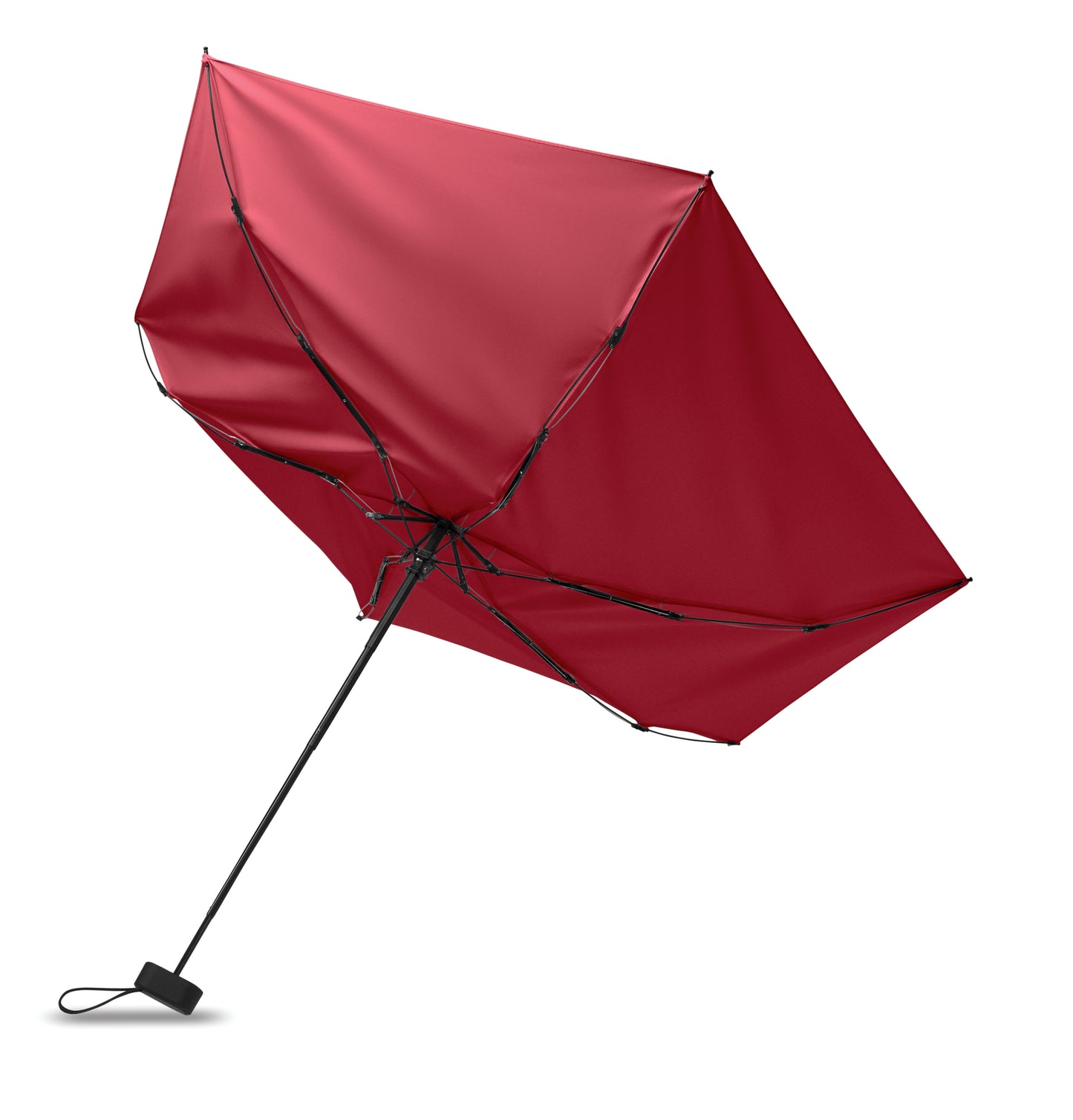 19'' Windproof Regenschirm aus 190T Pongee. 5-fach faltbar. Gestell aus Metall und