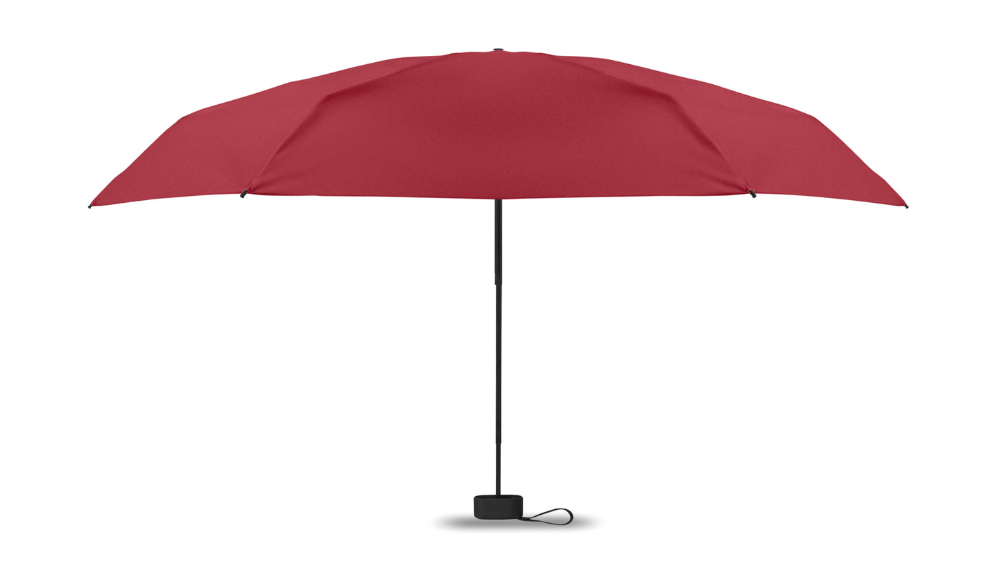 19'' Windproof Regenschirm aus 190T Pongee. 5-fach faltbar. Gestell aus Metall und
