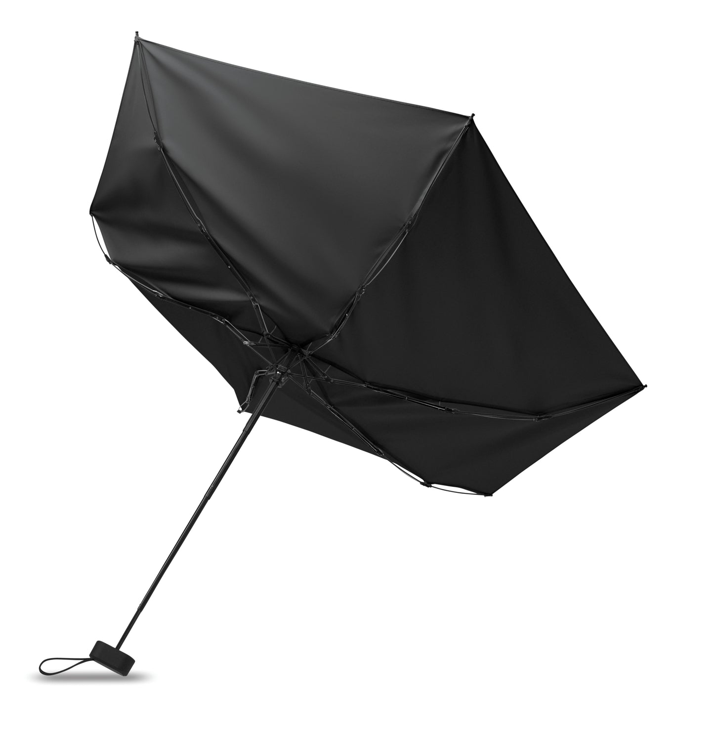 19'' Windproof Regenschirm aus 190T Pongee. 5-fach faltbar. Gestell aus Metall und