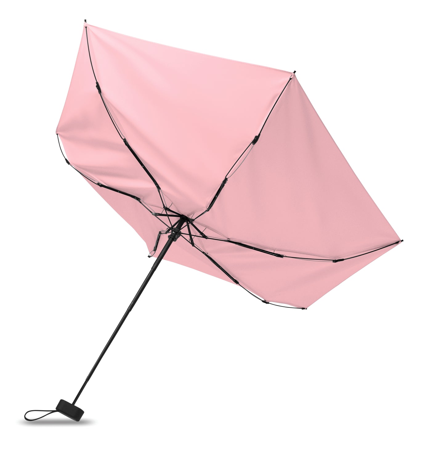 19'' Windproof Regenschirm aus 190T Pongee. 5-fach faltbar. Gestell aus Metall und