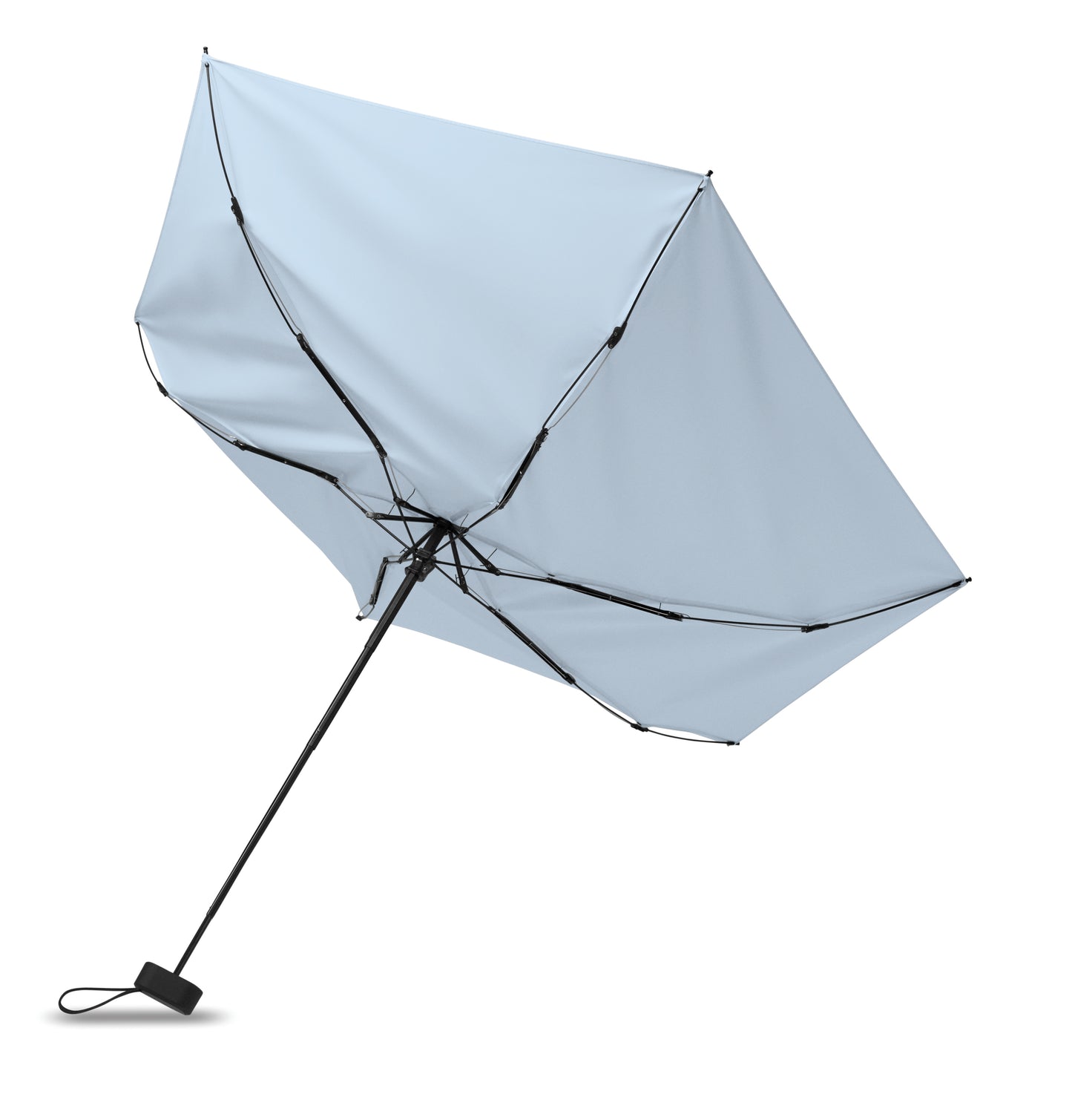 19'' Windproof Regenschirm aus 190T Pongee. 5-fach faltbar. Gestell aus Metall und