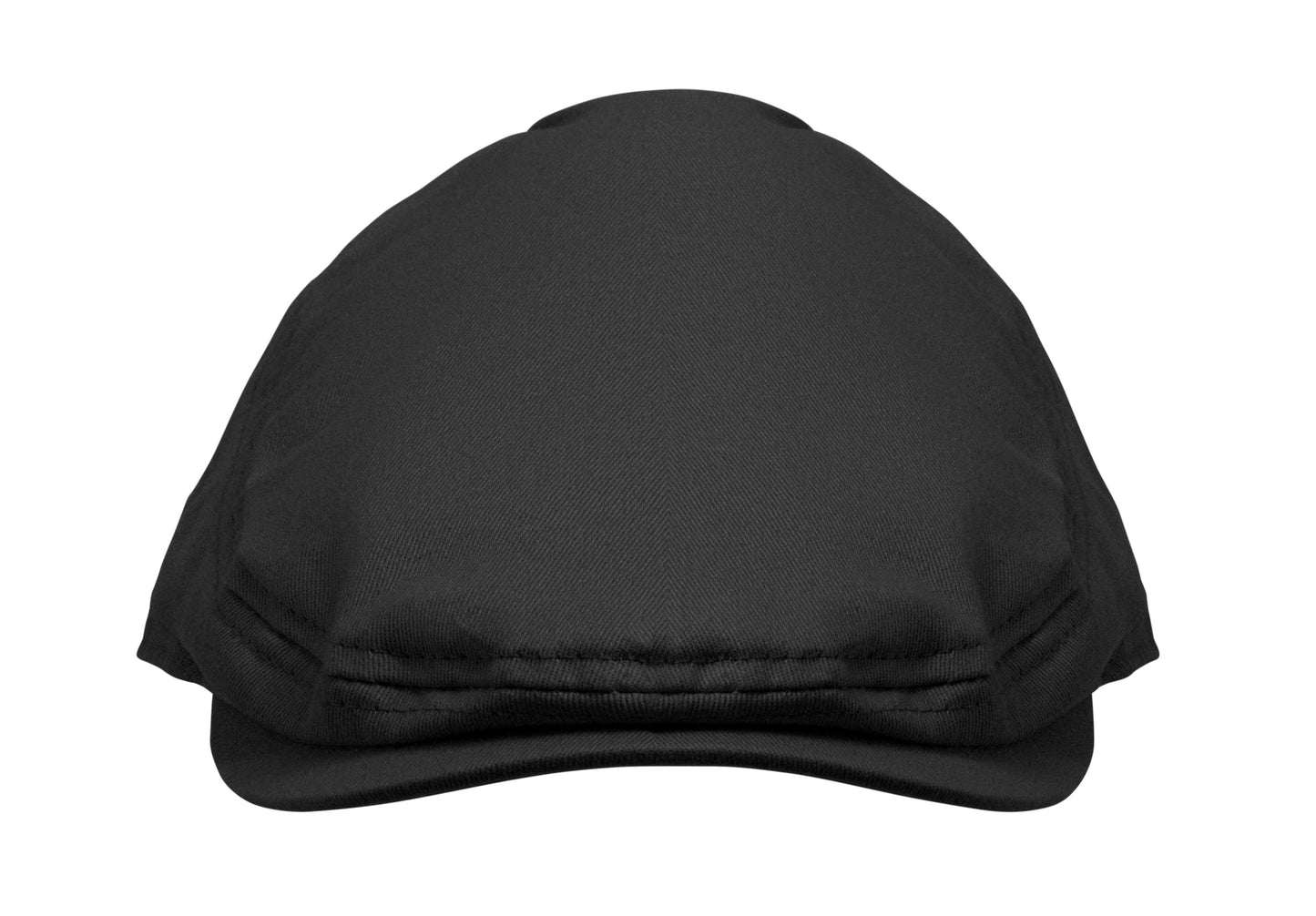Flache Newsboy-Kappe aus 235 g/m² Baumwolle mit Metallverschluss.