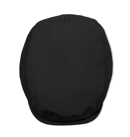 Flache Newsboy-Kappe aus 235 g/m² Baumwolle mit Metallverschluss.