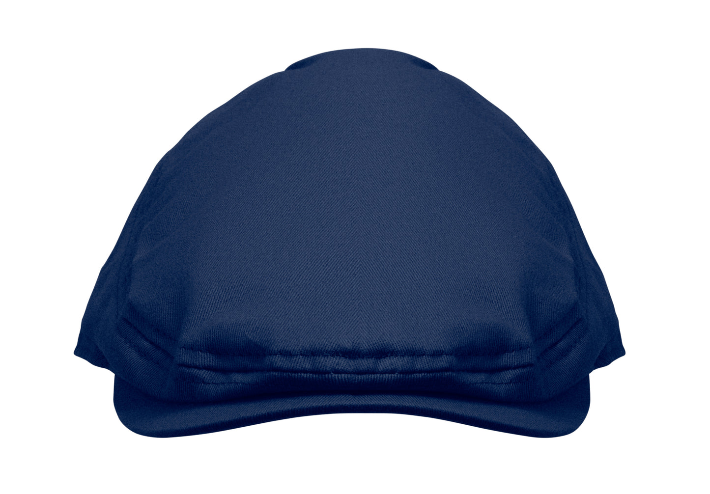 Flache Newsboy-Kappe aus 235 g/m² Baumwolle mit Metallverschluss.