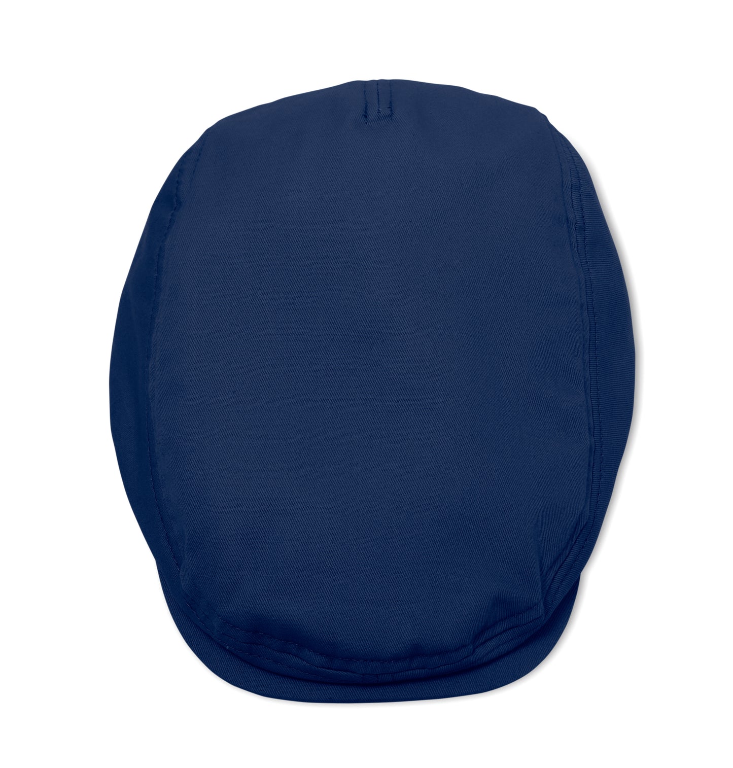 Flache Newsboy-Kappe aus 235 g/m² Baumwolle mit Metallverschluss.