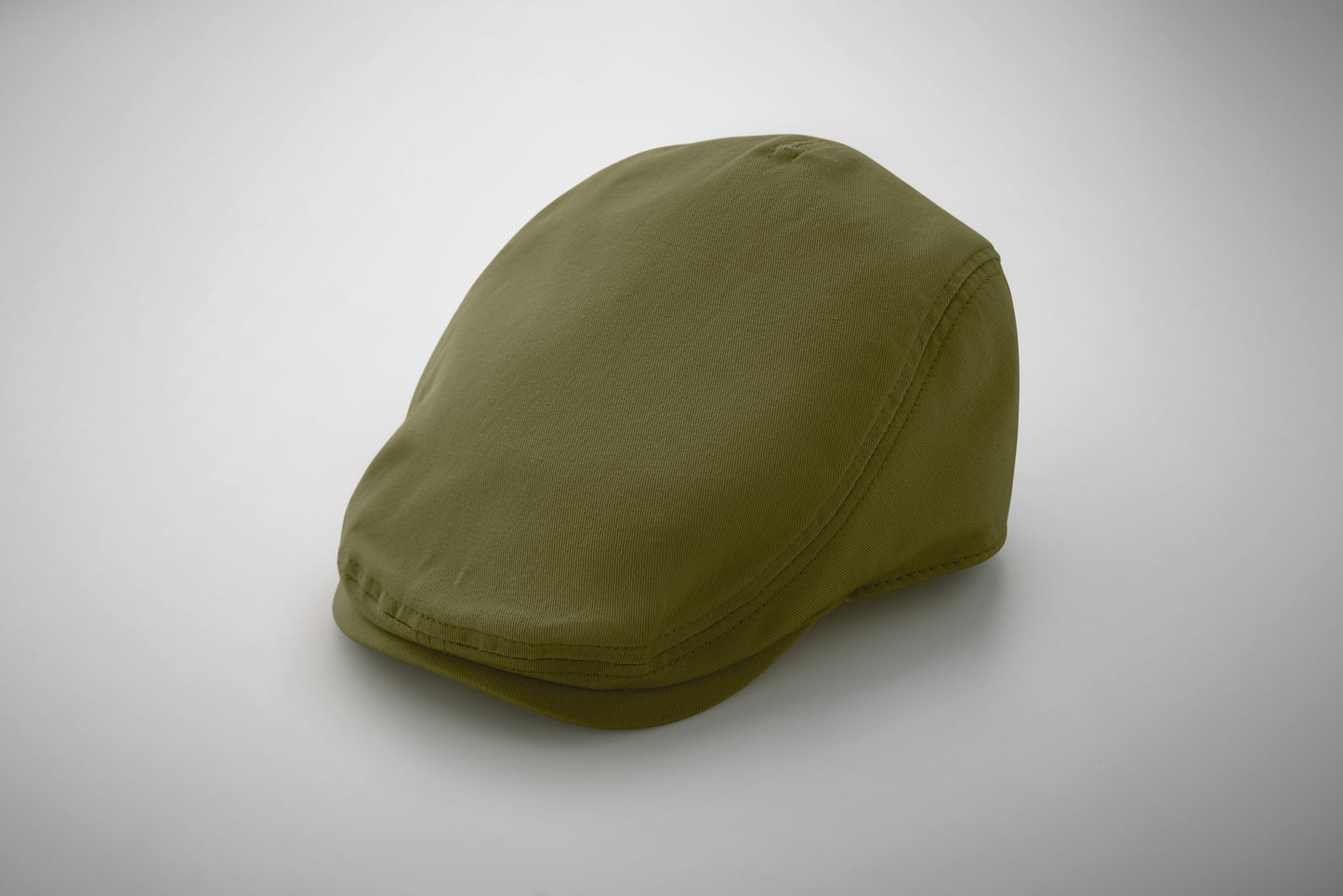 Flache Newsboy-Kappe aus 235 g/m² Baumwolle mit Metallverschluss.