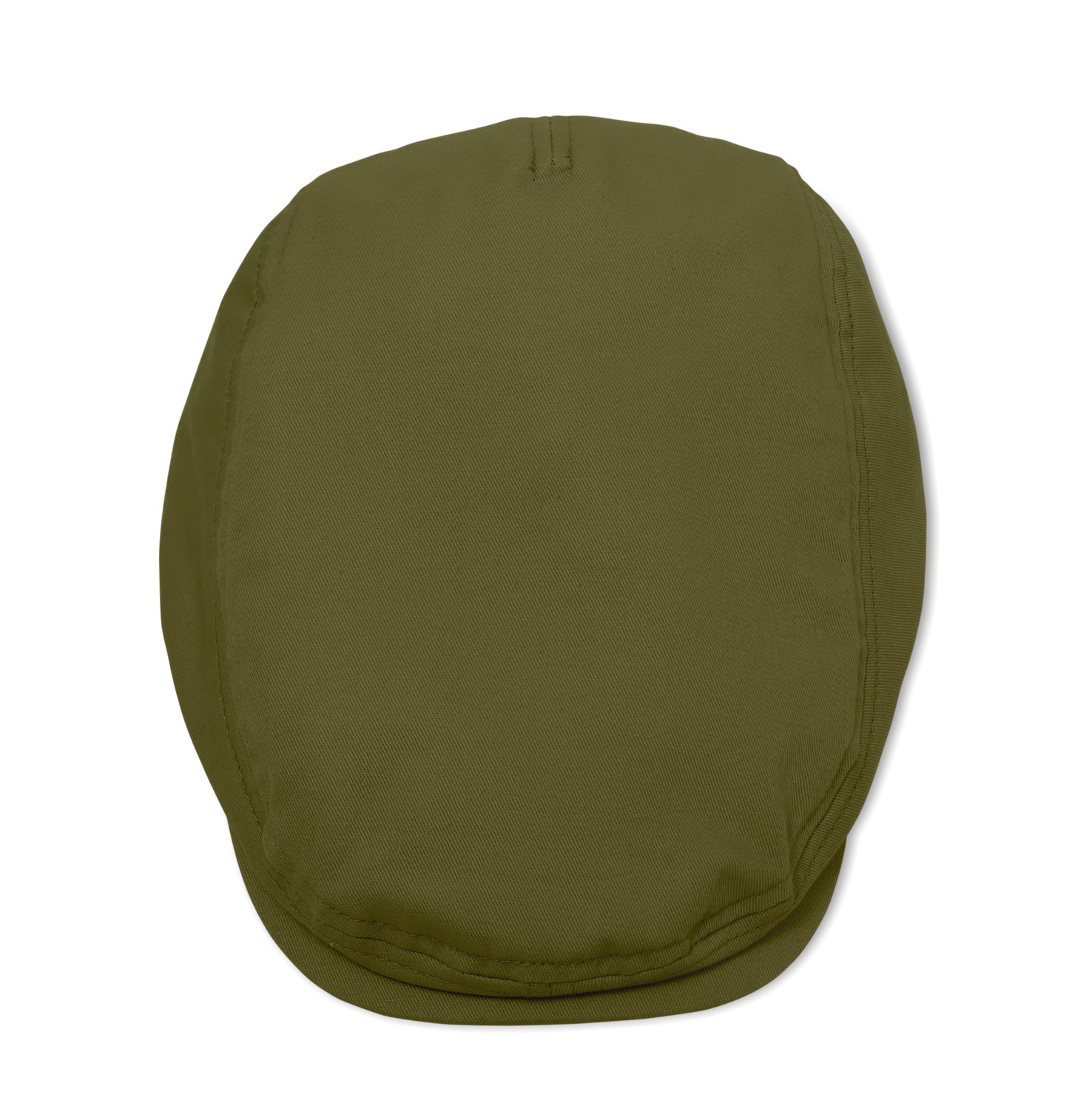 Flache Newsboy-Kappe aus 235 g/m² Baumwolle mit Metallverschluss.