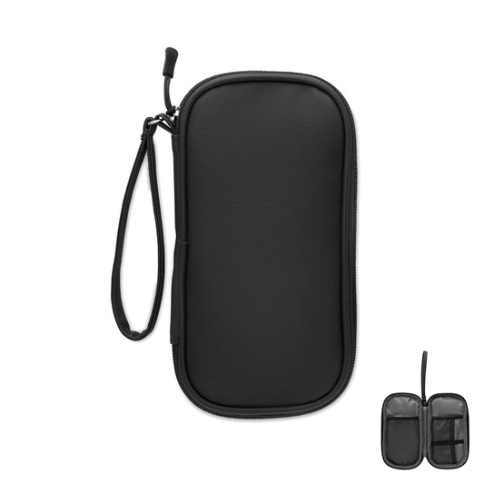 Tech Organizer-Tasche aus 600D RPET Polyester mit Beschichtung aus PU.