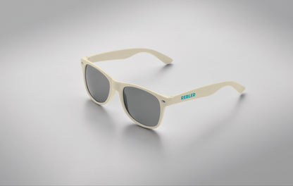 Sonnenbrille aus SEAQUAL® PP mit Gläsern aus PC- und AC. UV400-Schutz. Die