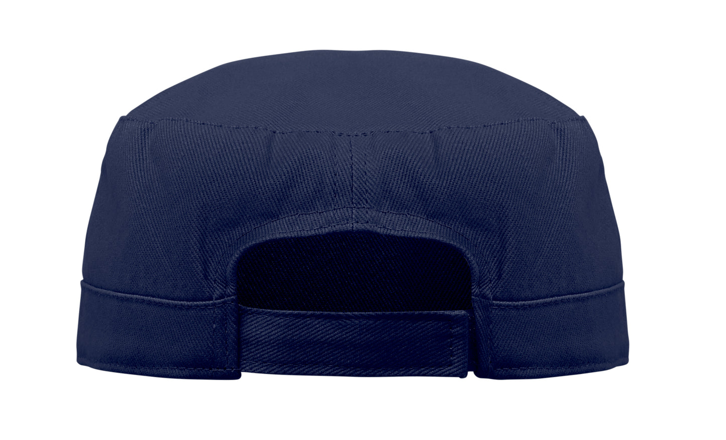 Military Cap aus 260g/m² gebürsteter Baumwolle mit Polyester-Schweißband und verstellbarem Klettverschluss.