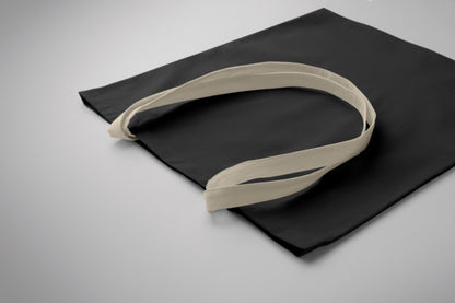 Einkaufstasche mit langen Tragegriffen. Baumwolle 140 g/m².