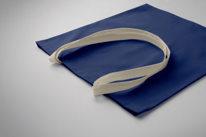 Einkaufstasche mit langen Tragegriffen. Baumwolle 140 g/m².