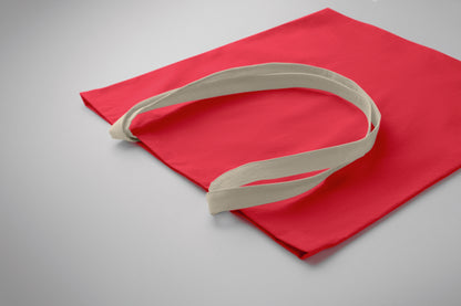 Einkaufstasche mit langen Tragegriffen. Baumwolle 140 g/m².