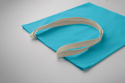 Einkaufstasche mit langen Tragegriffen. Baumwolle 140 g/m².
