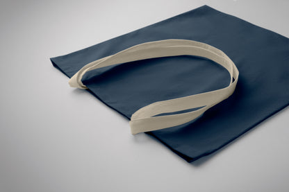 Einkaufstasche mit langen Tragegriffen. Baumwolle 140 g/m².