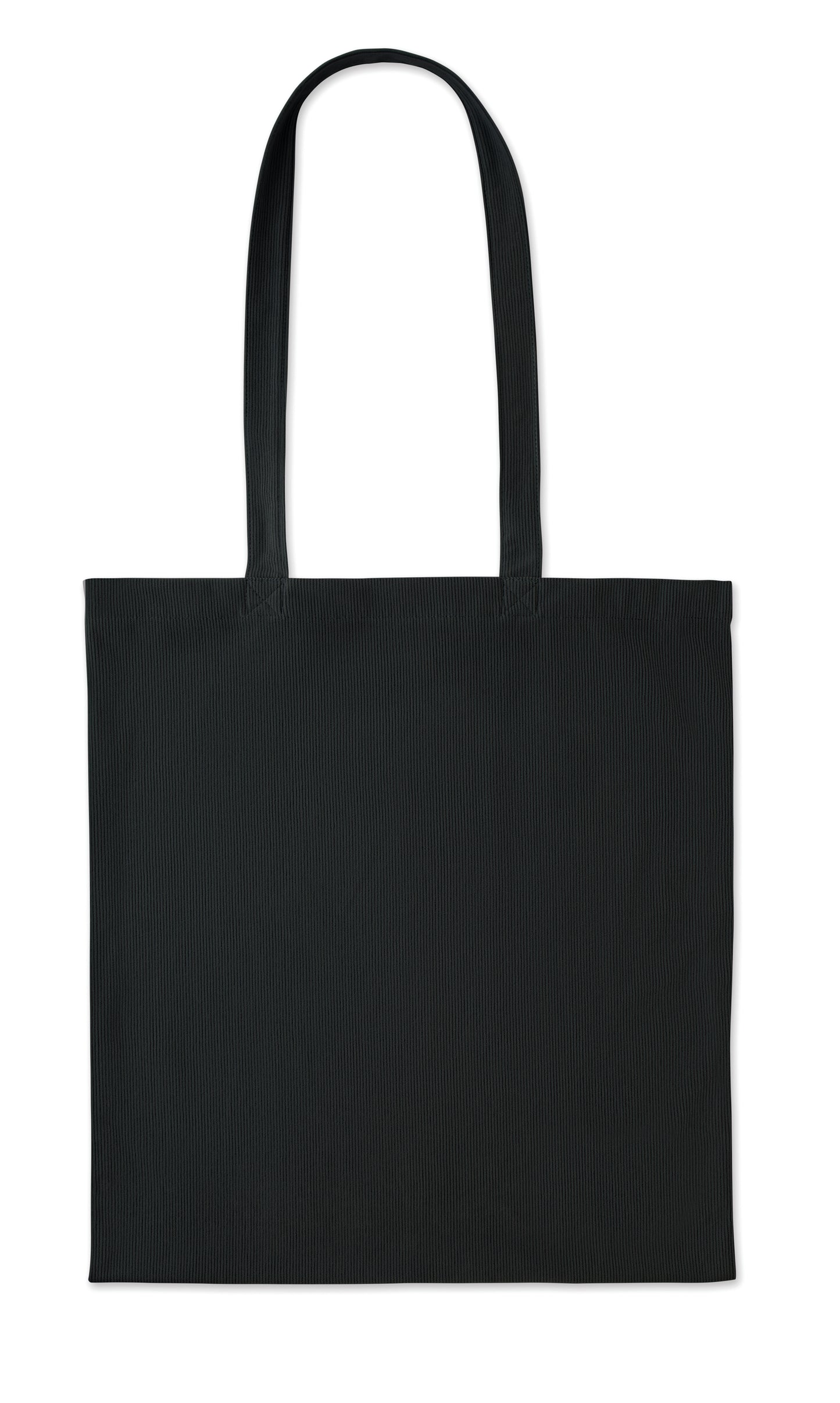 Einkaufstasche mit langen Tragegriffen. Kord-Polyester 220 g/m².