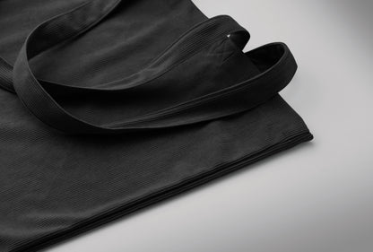 Einkaufstasche mit langen Tragegriffen. Kord-Polyester 220 g/m².