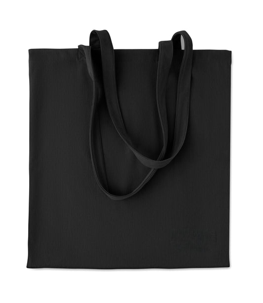 Einkaufstasche mit langen Tragegriffen. Kord-Polyester 220 g/m².