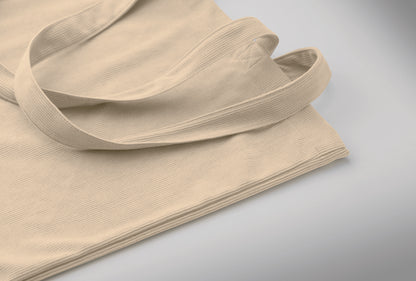 Einkaufstasche mit langen Tragegriffen. Kord-Polyester 220 g/m².