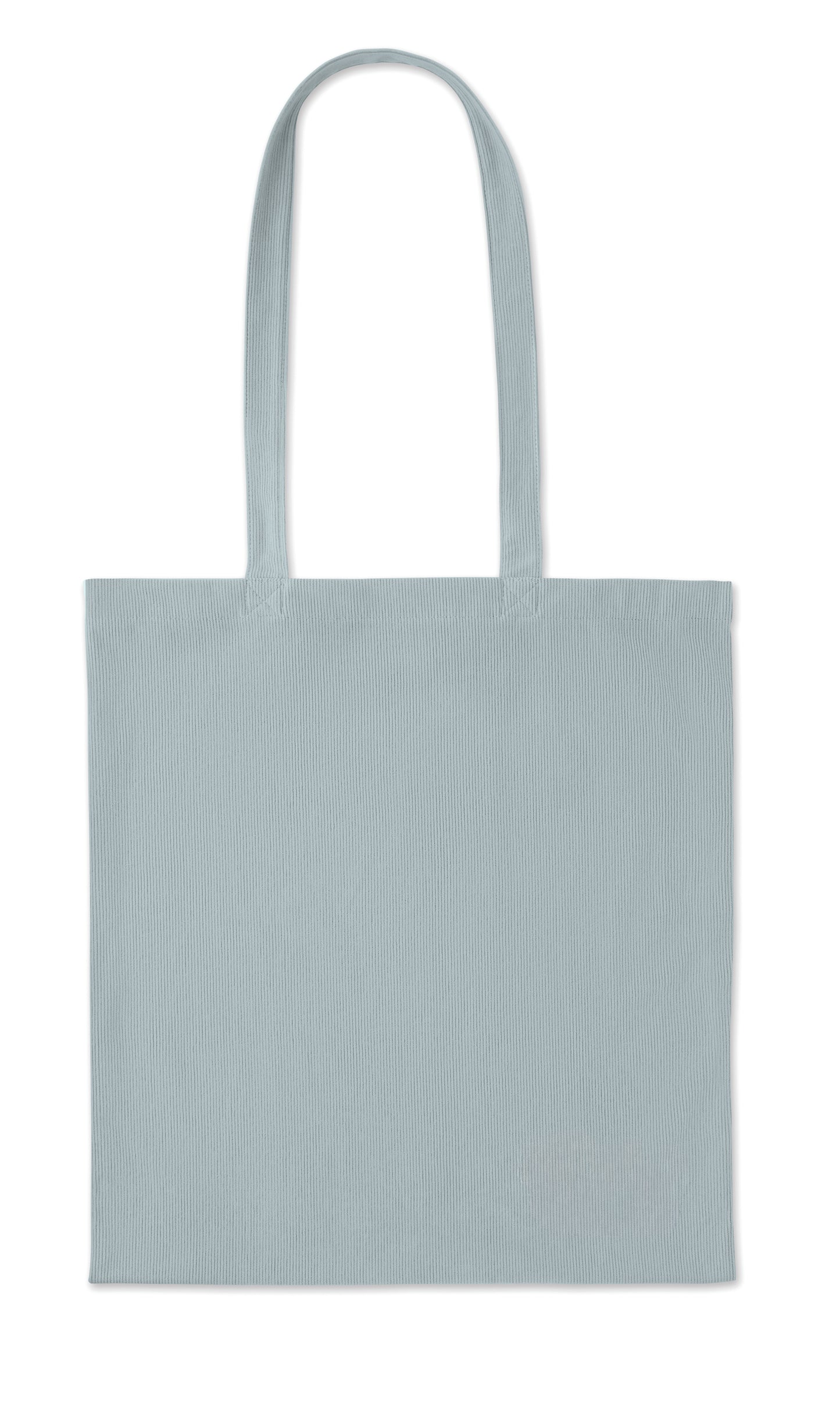 Einkaufstasche mit langen Tragegriffen. Kord-Polyester 220 g/m².