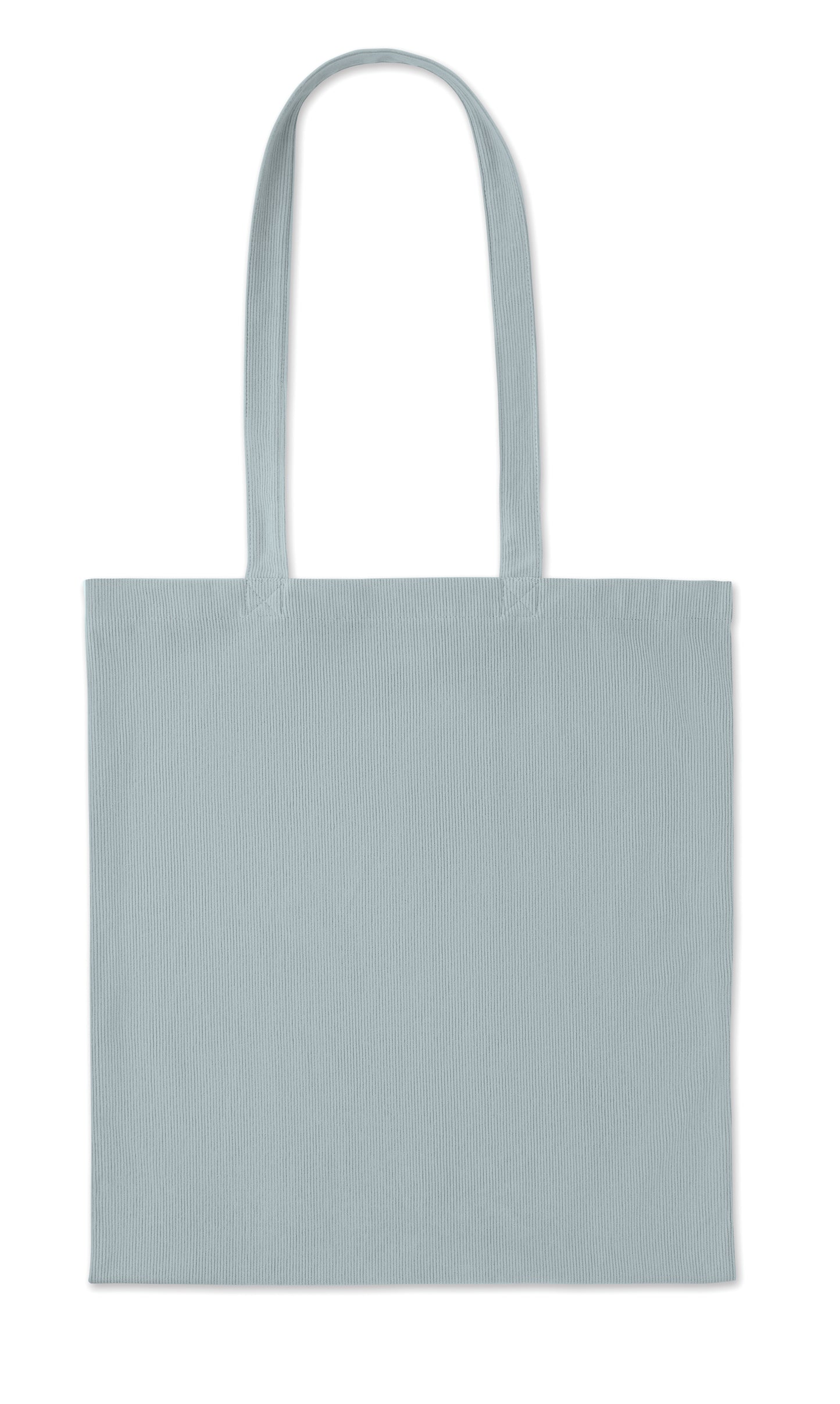 Einkaufstasche mit langen Tragegriffen. Kord-Polyester 220 g/m².