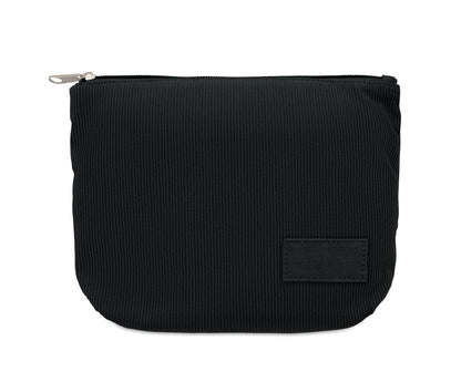 Kosmetiktasche aus Kord-Polyester mit Polyesterfutter. 220 g/m².