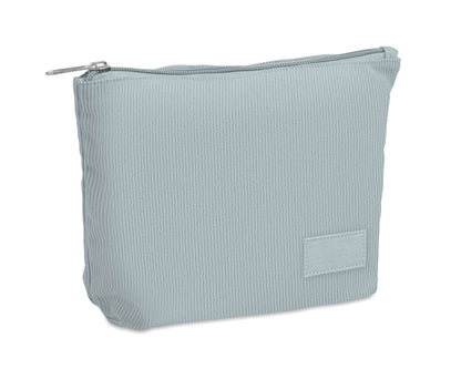 Kosmetiktasche aus Kord-Polyester mit Polyesterfutter. 220 g/m².