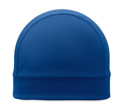Kühlende Beanie für den Sport. Leichtes und atmungsaktives Design. 100% Polyester.