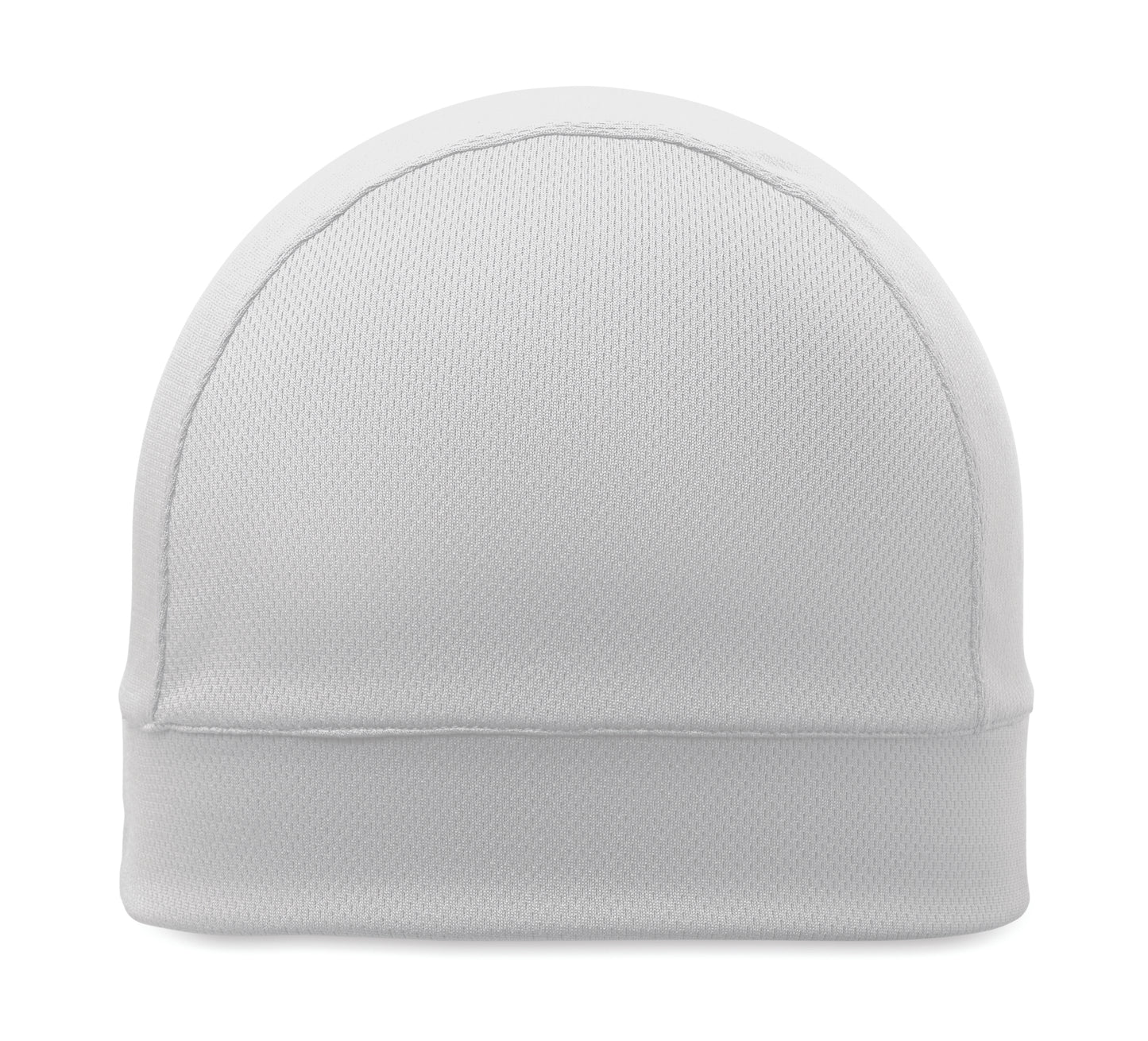 Kühlende Beanie für den Sport. Leichtes und atmungsaktives Design. 100% Polyester.