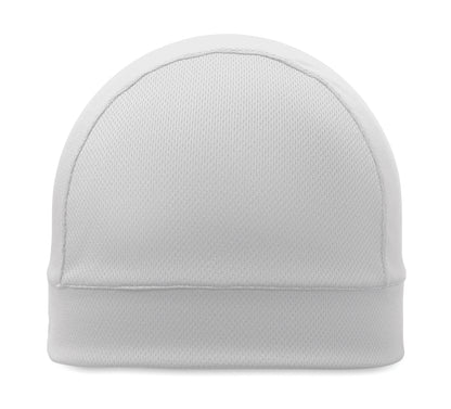 Kühlende Beanie für den Sport. Leichtes und atmungsaktives Design. 100% Polyester.