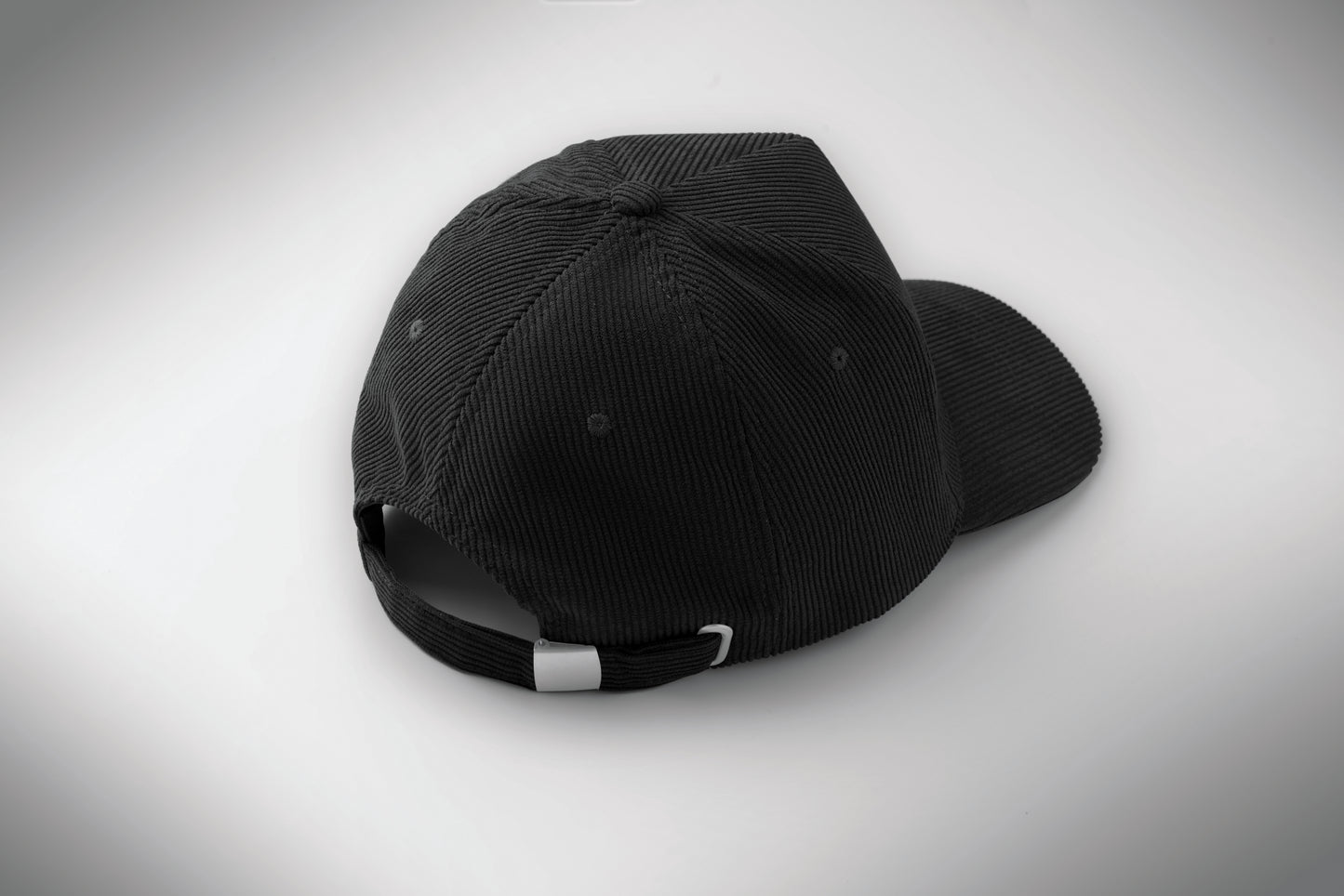 Baseball-Kappe. 5-Panels. Verstellbarer Metallverschluss. Kord-Polyester 220 g/m².