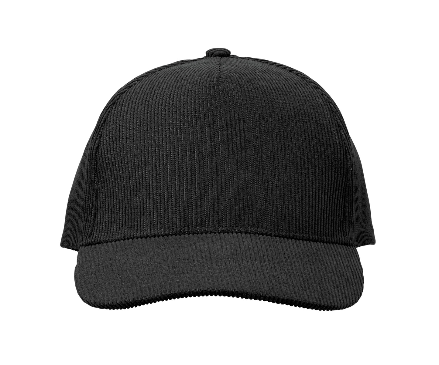 Baseball-Kappe. 5-Panels. Verstellbarer Metallverschluss. Kord-Polyester 220 g/m².